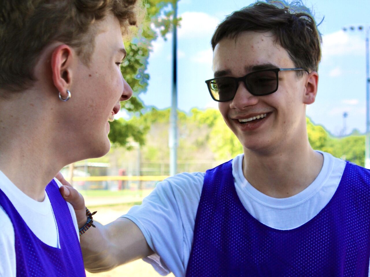 A member encouraging another.